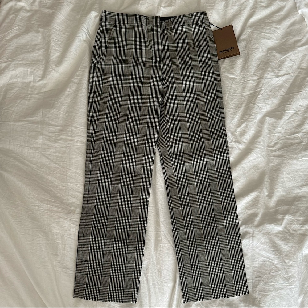 NWT Burberry Checkered Trousers